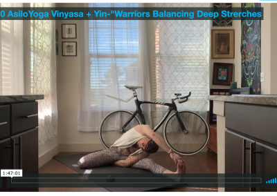 Vinyasa + Yin – Warriors Balancing Deep Stretches
