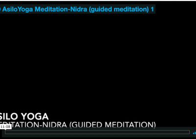 Meditation – Nidra (a guided meditation)