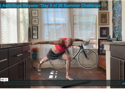 Vinyasa – Day 3 of 26 Summer Challenge