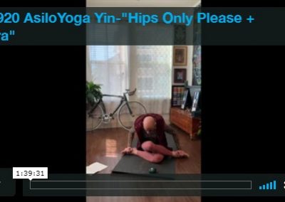 Yin – Hips Only + Nidra