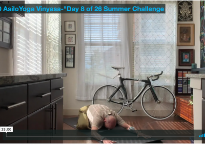 Vinyasa – Day 8 of 26 Summer Challenge