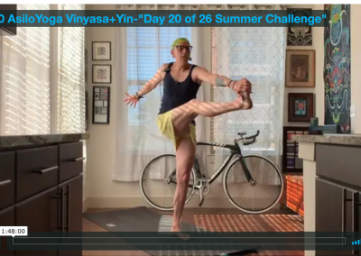 Vinyasa + Yin – Day 20 of 26 Summer Challenge