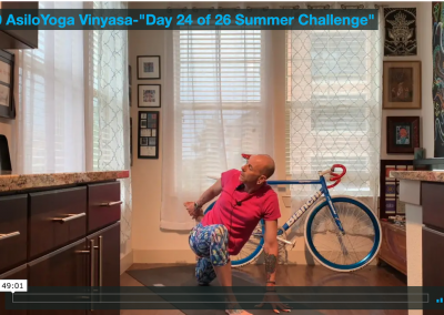 Vinyasa – Day 24 of 26 Summer Challenge