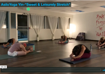 Yin – Sweet & Leisurely Stretch