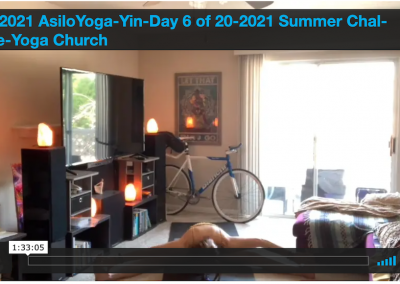 Yin – Day 6 of 20 – 2021 Summer Challenge – Yoga Church 06.06.2021