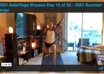 Vinyasa –  Day 12 of 20 – 2021 Summer Challenge 06.12.2021