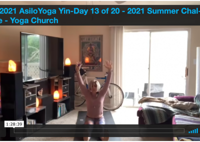 Yin – Day 13 of 20 – 2021 Summer Challenge – Yoga Church 06.13.2021