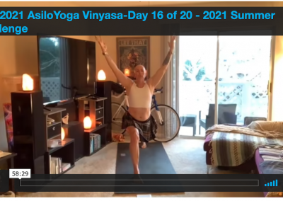Vinyasa –  Day 16 of 20 – 2021 Summer Challenge 06.16.2021