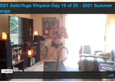 Vinyasa –  Day 19 of 20 – 2021 Summer Challenge 06.19.2021